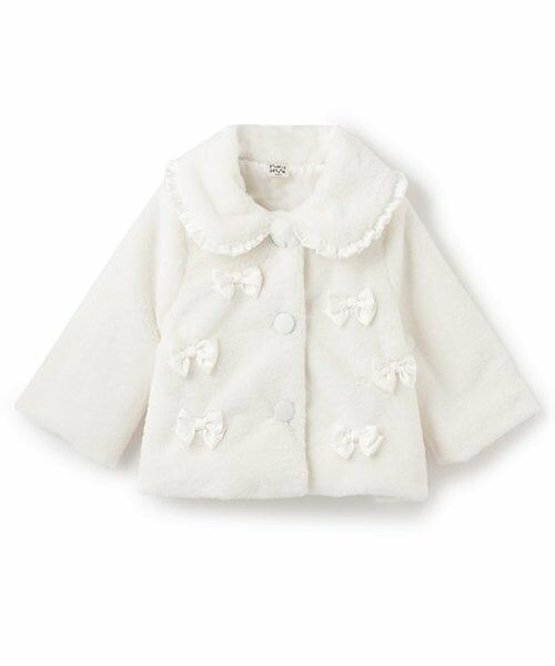 Pupil House / ピューピルハウス その他アウター | フェイクファーコート（オフ ホワイト）