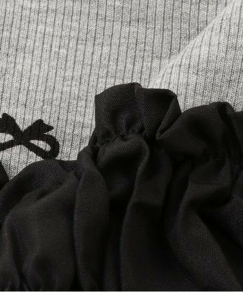 Pupil House / ピューピルハウス Tシャツ | シャーリングビスチェ長袖トップス | 詳細5