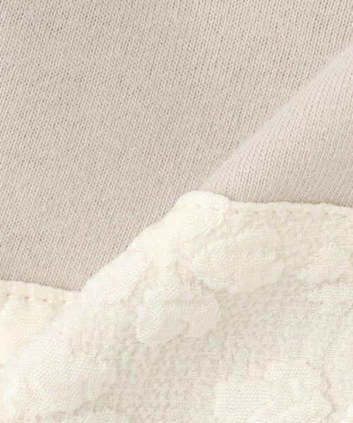 Pupil House / ピューピルハウス ミニ丈・ひざ丈ワンピース | ぽこぽこフラワージャガードドッキングワンピース | 詳細14