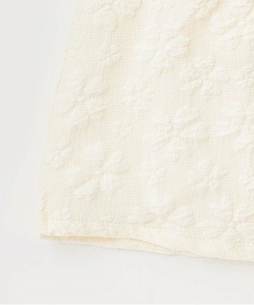 Pupil House / ピューピルハウス ミニ丈・ひざ丈ワンピース | ぽこぽこフラワージャガードドッキングワンピース | 詳細6