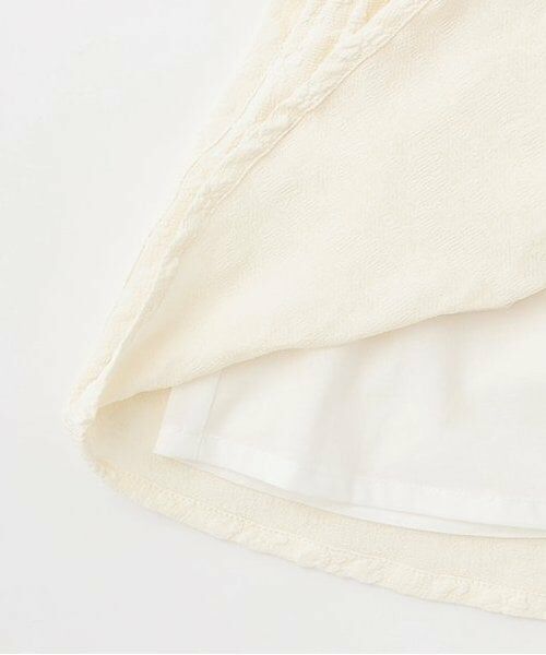 Pupil House / ピューピルハウス ミニ丈・ひざ丈ワンピース | ぽこぽこフラワージャガードドッキングワンピース | 詳細7