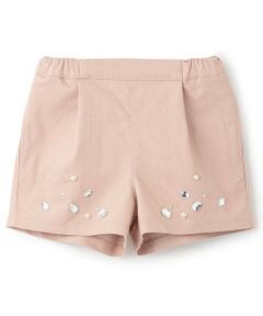 Pupil House / ピューピルハウス ショート・ハーフ・半端丈パンツ | ビジューつきショーパン