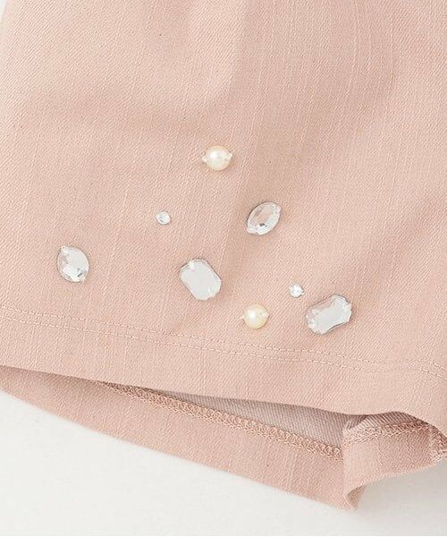 Pupil House / ピューピルハウス ショート・ハーフ・半端丈パンツ | ビジューつきショーパン | 詳細4