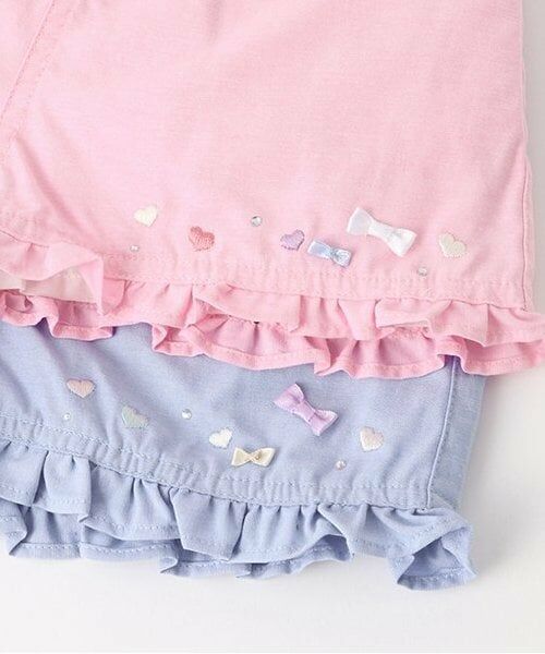 Pupil House / ピューピルハウス ショート・ハーフ・半端丈パンツ | 裾フリルショートパンツ | 詳細5