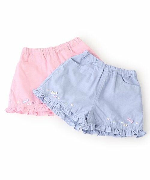 Pupil House / ピューピルハウス ショート・ハーフ・半端丈パンツ | 裾フリルショートパンツ | 詳細8