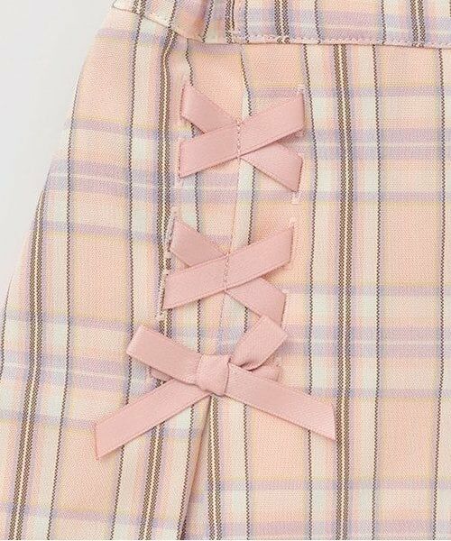 Pupil House / ピューピルハウス ミニ・ひざ丈スカート | ボックスプリーツ編み上げSK | 詳細3