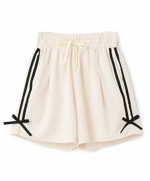 Pupil House / ピューピルハウス ショート・ハーフ・半端丈パンツ | 【milky coast】脇ラインショートパンツ（アイボリー）