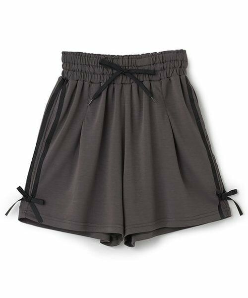 Pupil House / ピューピルハウス ショート・ハーフ・半端丈パンツ | 【milky coast】脇ラインショートパンツ（チャコール）