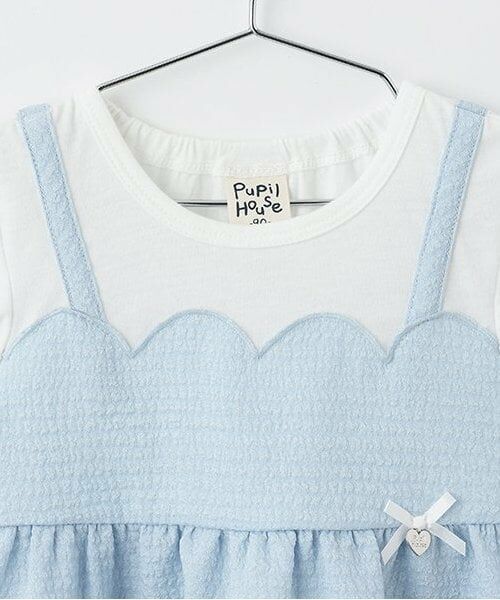 Pupil House / ピューピルハウス Tシャツ | ビスチェドッキング半そでT | 詳細2