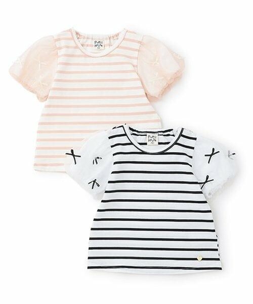 Pupil House / ピューピルハウス Tシャツ | 袖リボン半そでTシャツ | 詳細6