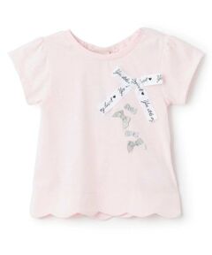 Pupil House / ピューピルハウス Tシャツ | 裾スカラップ　半袖Tシャツ