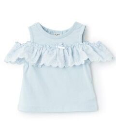 Pupil House / ピューピルハウス Tシャツ | フリルオフショル半袖Tシャツ