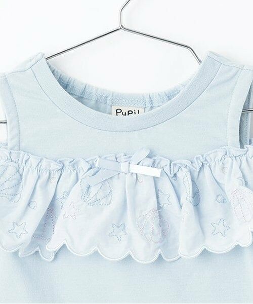 Pupil House / ピューピルハウス Tシャツ | フリルオフショル半袖Tシャツ | 詳細2