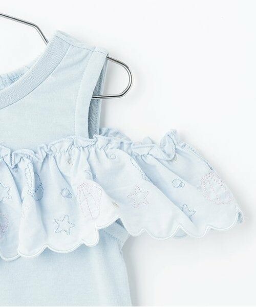 Pupil House / ピューピルハウス Tシャツ | フリルオフショル半袖Tシャツ | 詳細3