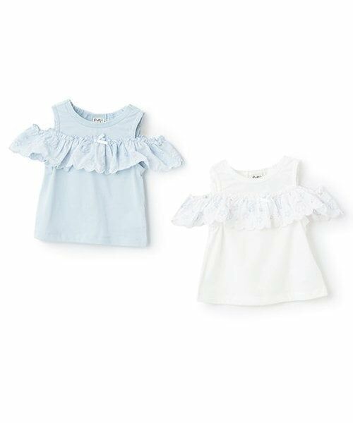 Pupil House / ピューピルハウス Tシャツ | フリルオフショル半袖Tシャツ | 詳細6