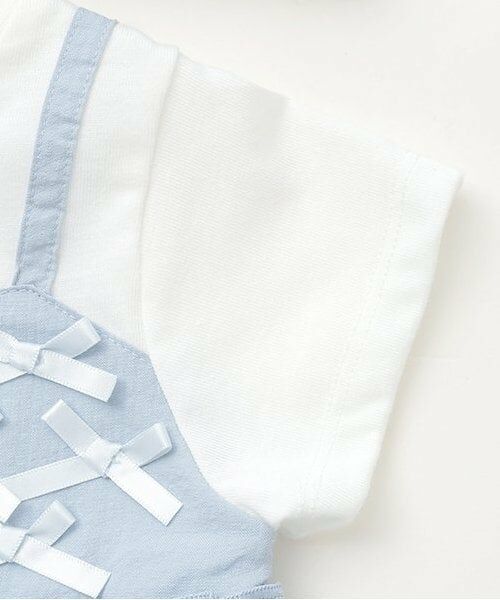 Pupil House / ピューピルハウス その他トップス | 胸リボンドッキング半袖チュニック | 詳細4