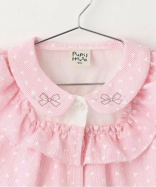 Pupil House / ピューピルハウス シャツ・ブラウス | ヨーク切替フリル半袖ブラウス | 詳細2