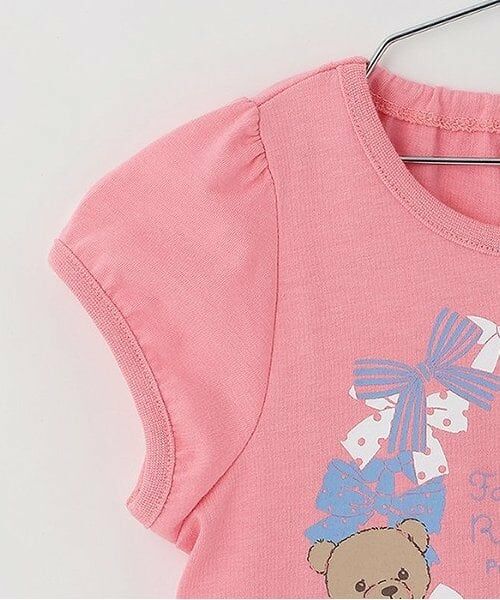 Pupil House / ピューピルハウス Tシャツ | バリュー半T　ぬいぐるみ　クマ＆リボン | 詳細4