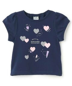 Pupil House / ピューピルハウス Tシャツ | バリュー半T　ハート＆コスメ