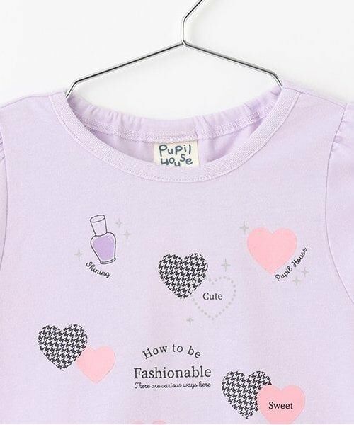 Pupil House / ピューピルハウス Tシャツ | バリュー半T　ハート＆コスメ | 詳細2