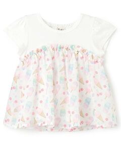 Pupil House / ピューピルハウス Tシャツ | オリジナルPtシフォンドッキング半T