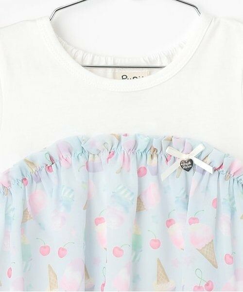 Pupil House / ピューピルハウス Tシャツ | オリジナルPtシフォンドッキング半T | 詳細2