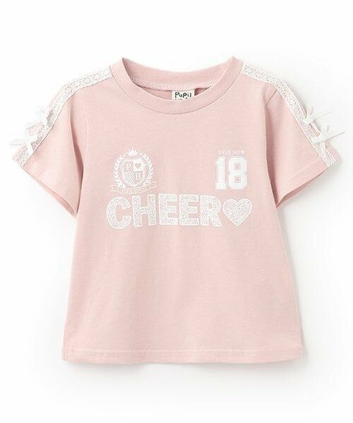 Pupil House / ピューピルハウス Tシャツ | スポーティーレース半T（ピンク）
