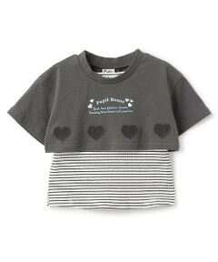 Pupil House / ピューピルハウス Tシャツ | 短丈半そでT×タンクトップ