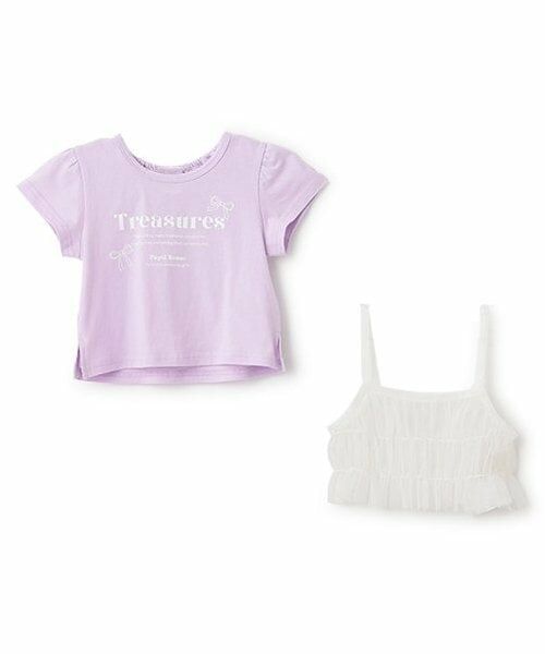 Pupil House / ピューピルハウス Tシャツ | キャミチュールビスチェ×半そでT | 詳細2