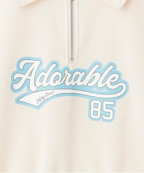 Pupil House / ピューピルハウス Tシャツ | 【milky coast】ハーフZIP半袖T | 詳細4