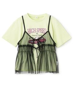 Pupil House / ピューピルハウス Tシャツ | 【milky coast】チュール×ビスチェ半袖T