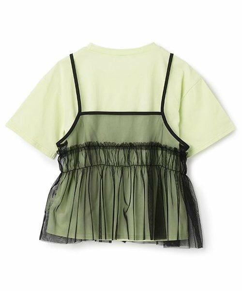 Pupil House / ピューピルハウス Tシャツ | 【milky coast】チュール×ビスチェ半袖T | 詳細1