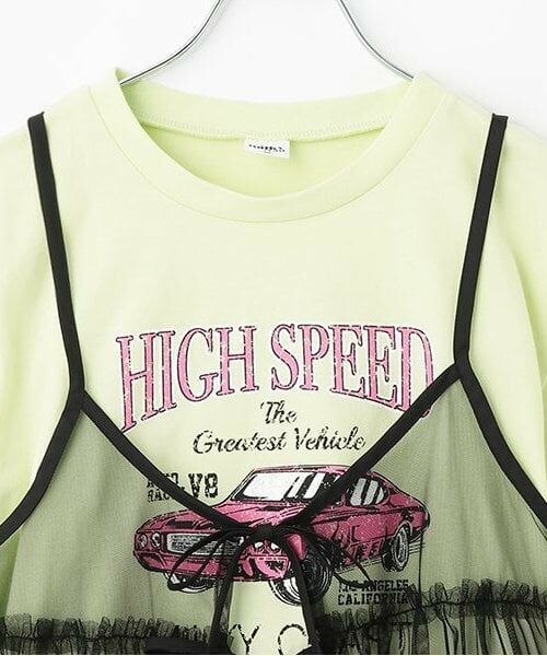 Pupil House / ピューピルハウス Tシャツ | 【milky coast】チュール×ビスチェ半袖T | 詳細3