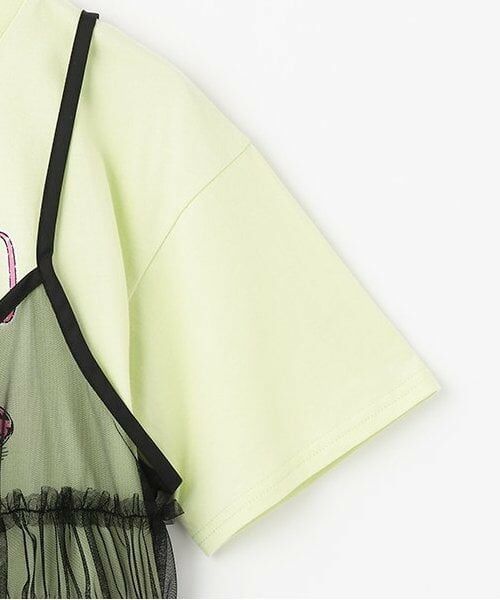 Pupil House / ピューピルハウス Tシャツ | 【milky coast】チュール×ビスチェ半袖T | 詳細4