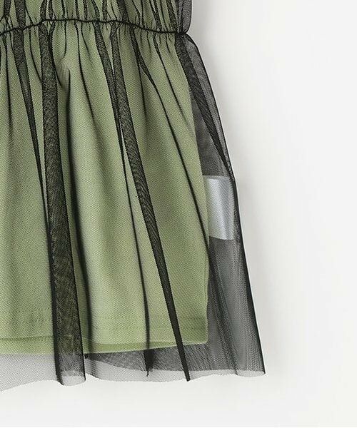 Pupil House / ピューピルハウス Tシャツ | 【milky coast】チュール×ビスチェ半袖T | 詳細5