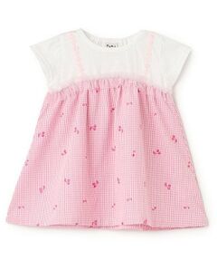 Pupil House / ピューピルハウス その他トップス | チェリー刺しゅうギンガムチュニック