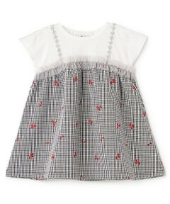 Pupil House / ピューピルハウス その他トップス | チェリー刺しゅうギンガムチュニック