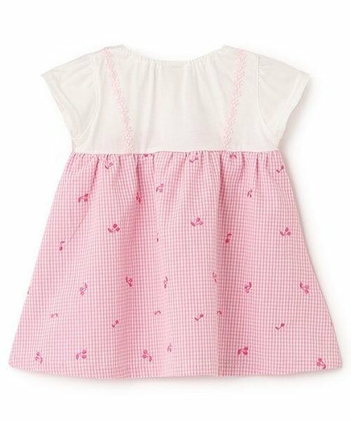 Pupil House / ピューピルハウス その他トップス | チェリー刺しゅうギンガムチュニック | 詳細1