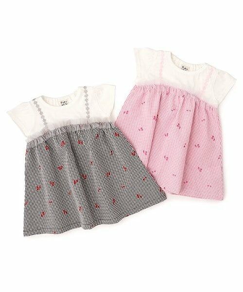 Pupil House / ピューピルハウス その他トップス | チェリー刺しゅうギンガムチュニック | 詳細6