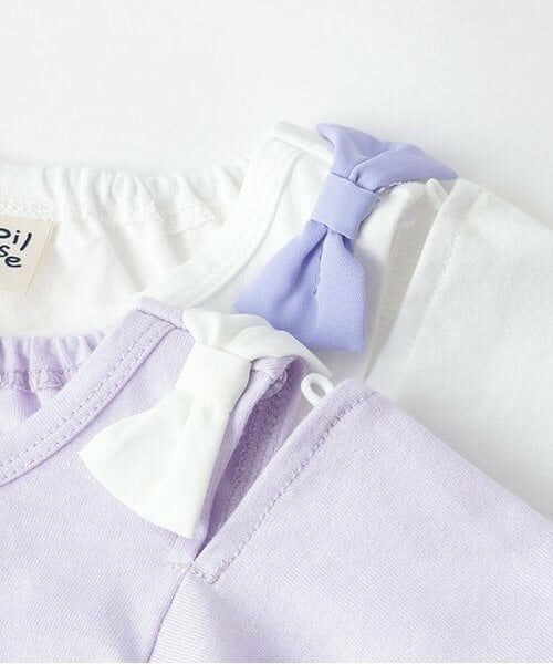 Pupil House / ピューピルハウス Tシャツ | シェル刺しゅう肩開き半T | 詳細10