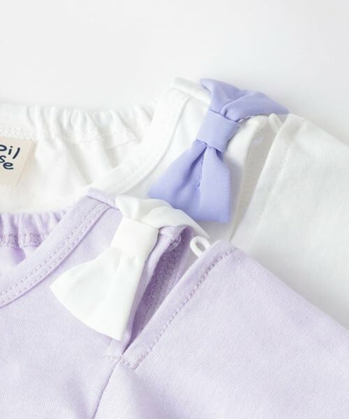 Pupil House / ピューピルハウス Tシャツ | シェル刺しゅう肩開き半T | 詳細14