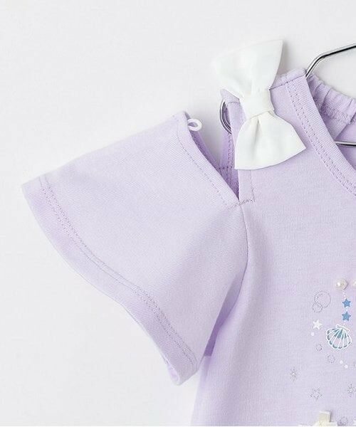 Pupil House / ピューピルハウス Tシャツ | シェル刺しゅう肩開き半T | 詳細6