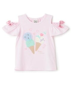 Pupil House / ピューピルハウス Tシャツ | アイスモチーフオフショル半T