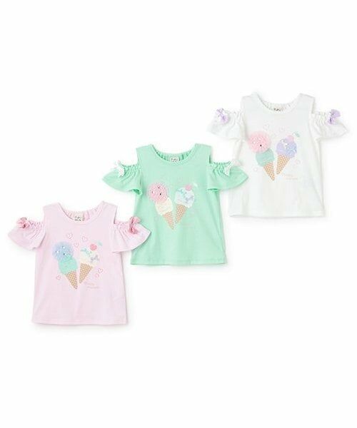 Pupil House / ピューピルハウス Tシャツ | アイスモチーフオフショル半T | 詳細11