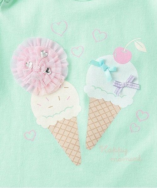 Pupil House / ピューピルハウス Tシャツ | アイスモチーフオフショル半T | 詳細5