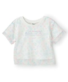 Pupil House / ピューピルハウス Tシャツ | 総柄チュールレイヤード半T