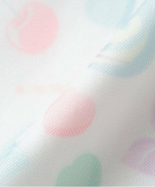 Pupil House / ピューピルハウス Tシャツ | 総柄チュールレイヤード半T | 詳細6