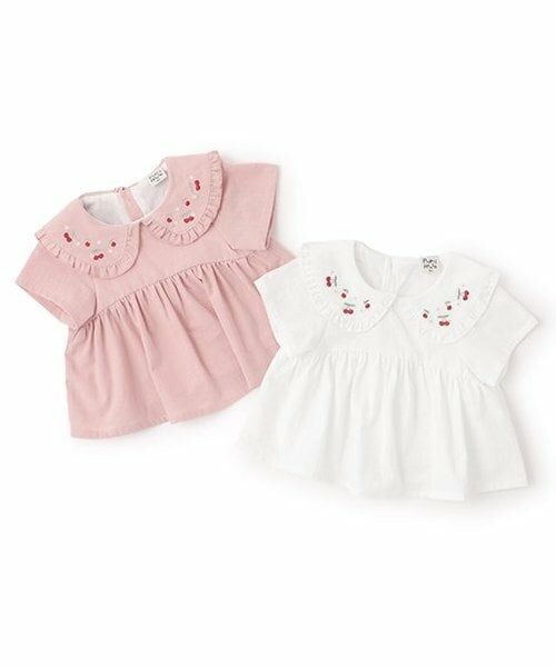 Pupil House / ピューピルハウス その他トップス | 衿チェリー刺しゅうチュニック | 詳細8