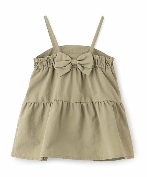 Pupil House / ピューピルハウス ミニ丈・ひざ丈ワンピース | 後ろリボンつきティアードキャミ長袖ワンピース | 詳細2