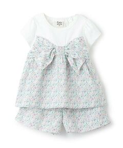 Pupil House / ピューピルハウス Tシャツ | 胸大リボン半袖セットアップ